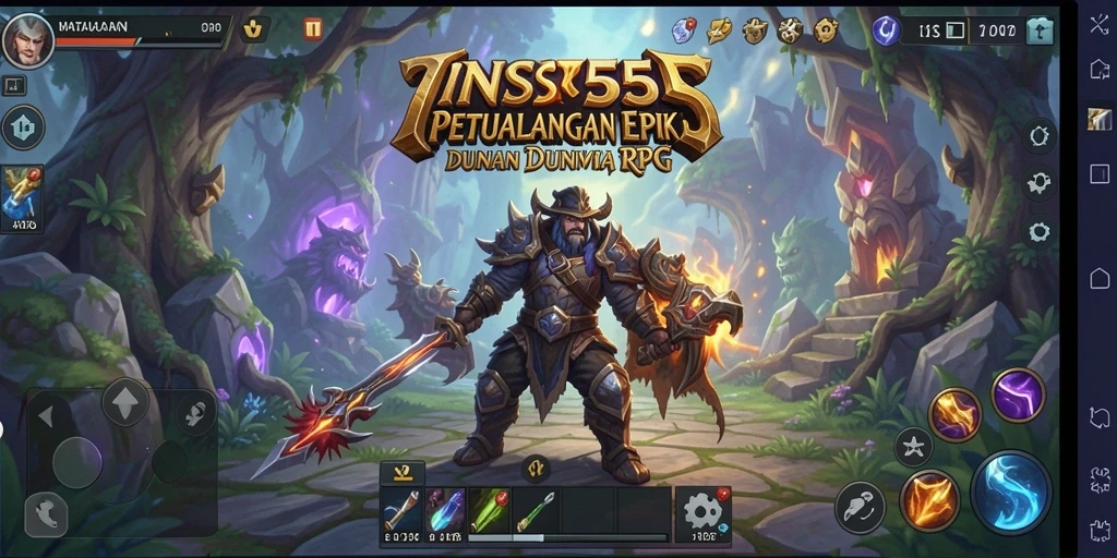 Gameplay INS55 menghadirkan aksi dan petualangan RPG yang mendebarkan.