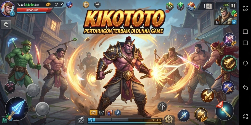 Screenshot KIKOTOTO menampilkan aksi pertarungan yang mendebarkan.