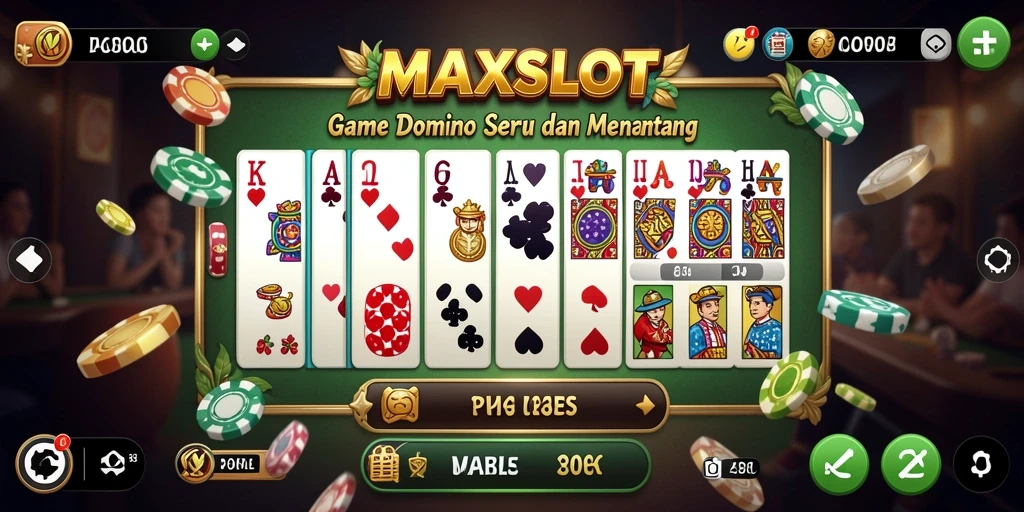 Tampilan gameplay seru di MAXSLOT dengan fitur domino menarik.