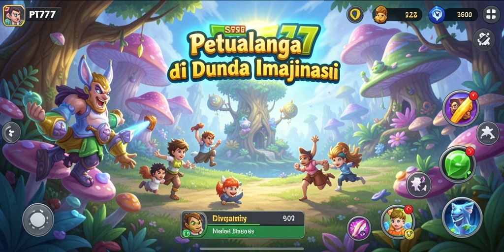 Tangkapan layar gameplay PT777 menampilkan aksi petualangan yang mendebarkan.