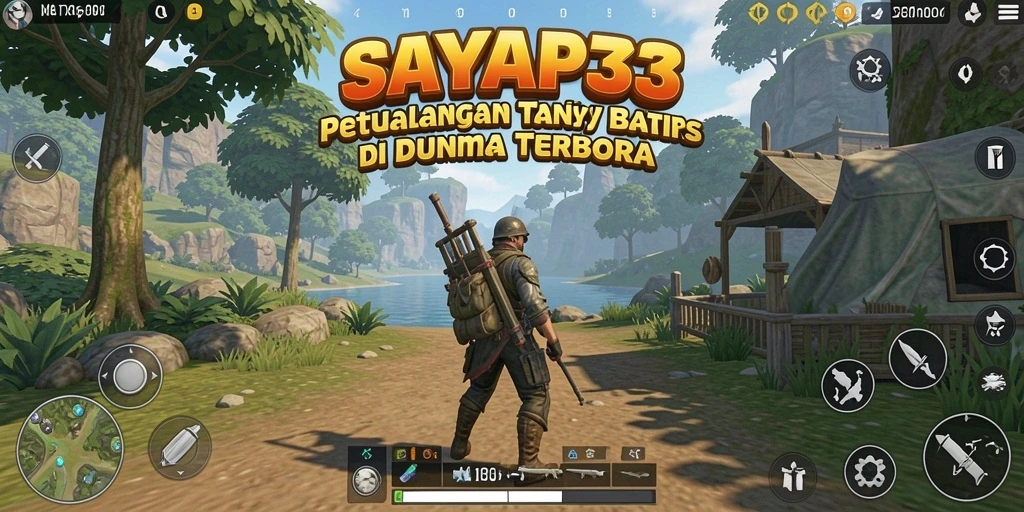 Screenshot gameplay SAYAP33 menampilkan petualangan seru di dunia terbuka.