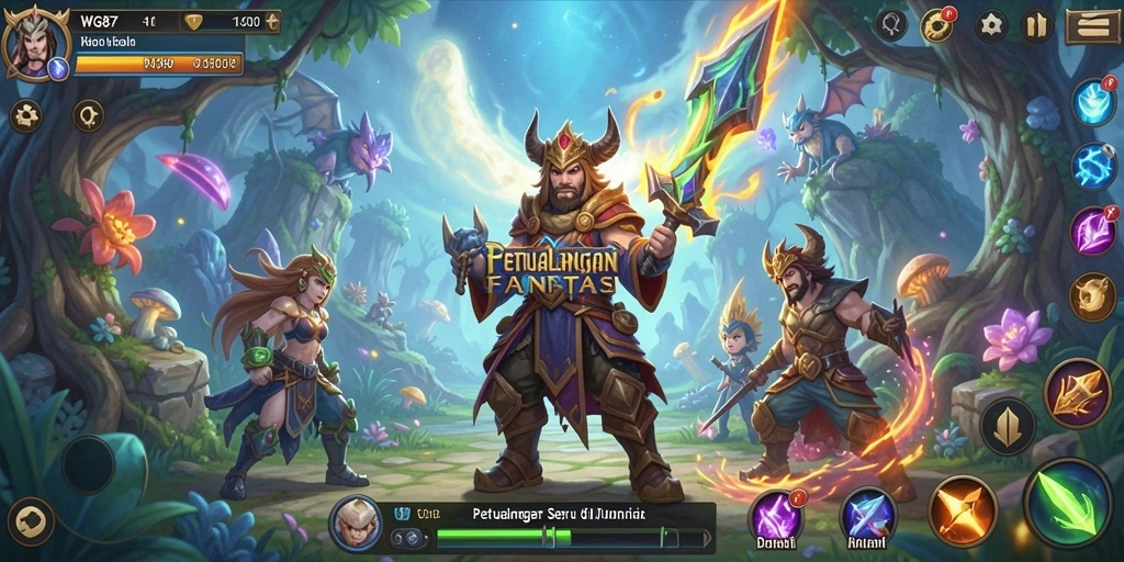 Gameplay WG87 menunjukkan eksplorasi dalam dunia fantastis yang mendebarkan.
